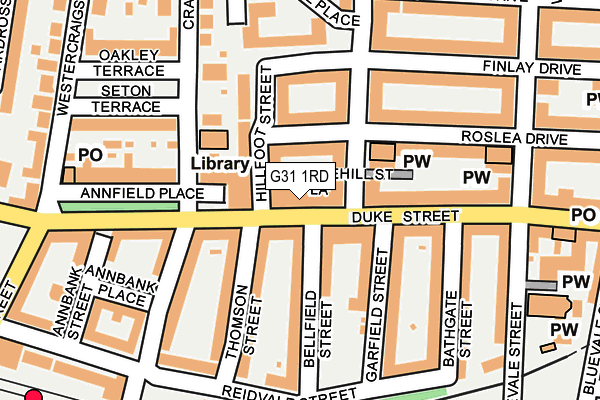 G31 1RD map - OS OpenMap – Local (Ordnance Survey) G31 1RD map - OS OpenMap – Local (Ordnance Survey)