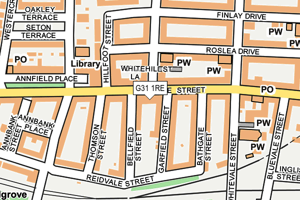 G31 1RE map - OS OpenMap – Local (Ordnance Survey) G31 1RE map - OS OpenMap – Local (Ordnance Survey)