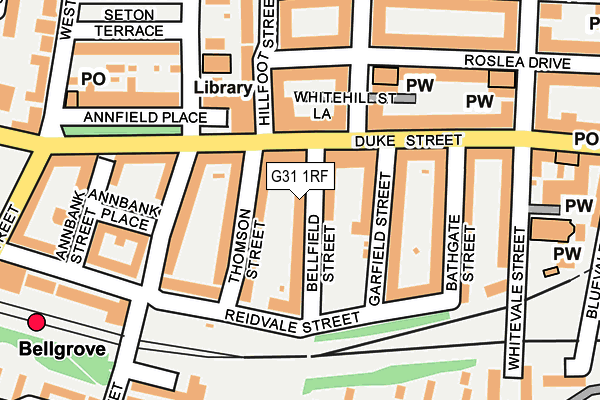 G31 1RF map - OS OpenMap – Local (Ordnance Survey) G31 1RF map - OS OpenMap – Local (Ordnance Survey)