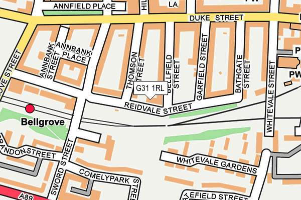 G31 1RL map - OS OpenMap – Local (Ordnance Survey) G31 1RL map - OS OpenMap – Local (Ordnance Survey)