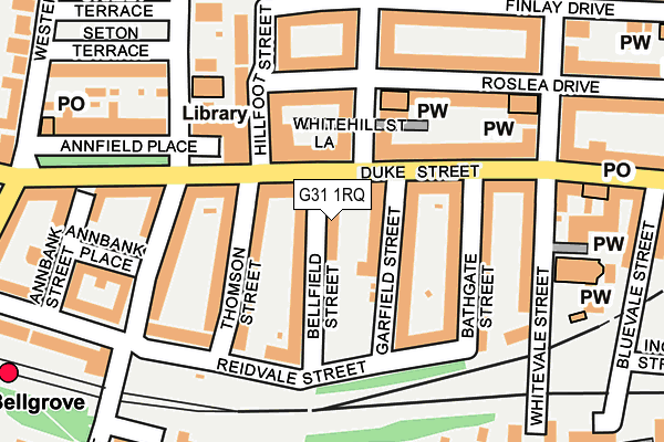 G31 1RQ map - OS OpenMap – Local (Ordnance Survey) G31 1RQ map - OS OpenMap – Local (Ordnance Survey)