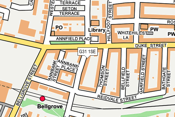 G31 1SE map - OS OpenMap – Local (Ordnance Survey) G31 1SE map - OS OpenMap – Local (Ordnance Survey)