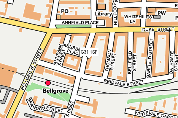G31 1SF map - OS OpenMap – Local (Ordnance Survey) G31 1SF map - OS OpenMap – Local (Ordnance Survey)