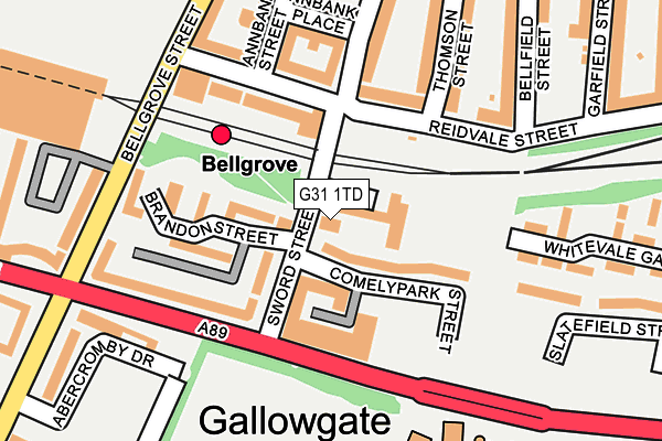 G31 1TD map - OS OpenMap – Local (Ordnance Survey) G31 1TD map - OS OpenMap – Local (Ordnance Survey)
