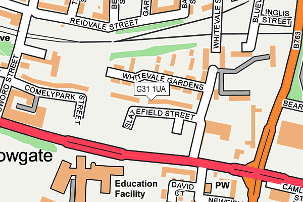 G31 1UA map - OS OpenMap – Local (Ordnance Survey) G31 1UA map - OS OpenMap – Local (Ordnance Survey)