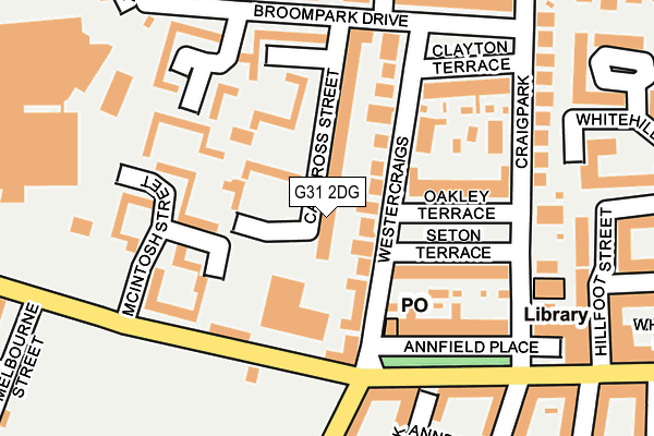 G31 2DG map - OS OpenMap – Local (Ordnance Survey) G31 2DG map - OS OpenMap – Local (Ordnance Survey)