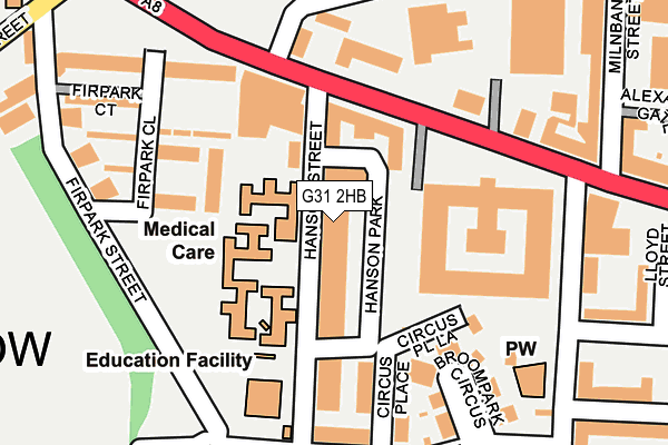 G31 2HB map - OS OpenMap – Local (Ordnance Survey) G31 2HB map - OS OpenMap – Local (Ordnance Survey)