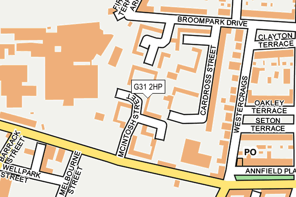 G31 2HP map - OS OpenMap – Local (Ordnance Survey) G31 2HP map - OS OpenMap – Local (Ordnance Survey)