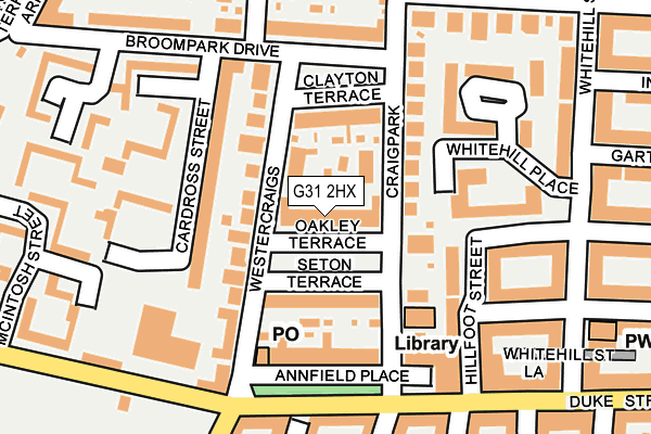 G31 2HX map - OS OpenMap – Local (Ordnance Survey) G31 2HX map - OS OpenMap – Local (Ordnance Survey)