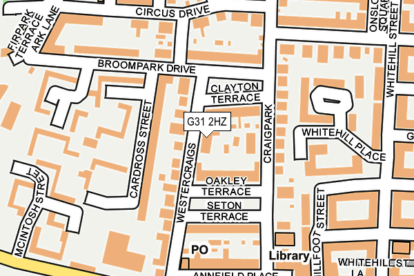 G31 2HZ map - OS OpenMap – Local (Ordnance Survey) G31 2HZ map - OS OpenMap – Local (Ordnance Survey)