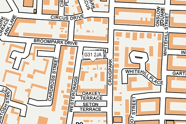 G31 2JA map - OS OpenMap – Local (Ordnance Survey) G31 2JA map - OS OpenMap – Local (Ordnance Survey)