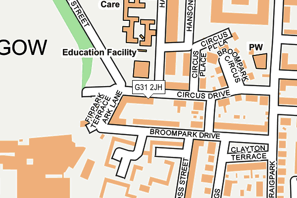 G31 2JH map - OS OpenMap – Local (Ordnance Survey) G31 2JH map - OS OpenMap – Local (Ordnance Survey)