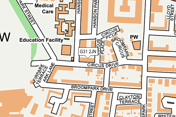 G31 2JN map - OS OpenMap – Local (Ordnance Survey) G31 2JN map - OS OpenMap – Local (Ordnance Survey)