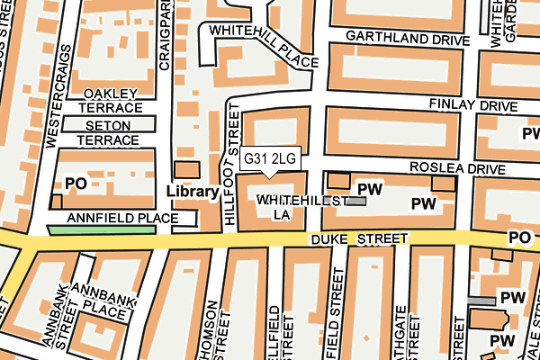G31 2LG map - OS OpenMap – Local (Ordnance Survey) G31 2LG map - OS OpenMap – Local (Ordnance Survey)