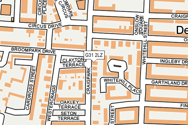 G31 2LZ map - OS OpenMap – Local (Ordnance Survey) G31 2LZ map - OS OpenMap – Local (Ordnance Survey)