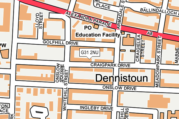 G31 2NU map - OS OpenMap – Local (Ordnance Survey) G31 2NU map - OS OpenMap – Local (Ordnance Survey)