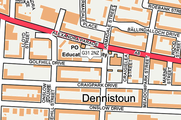 G31 2NZ map - OS OpenMap – Local (Ordnance Survey) G31 2NZ map - OS OpenMap – Local (Ordnance Survey)