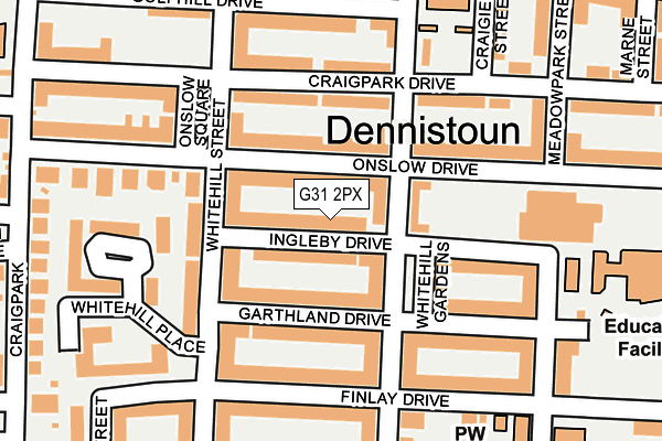 G31 2PX map - OS OpenMap – Local (Ordnance Survey) G31 2PX map - OS OpenMap – Local (Ordnance Survey)