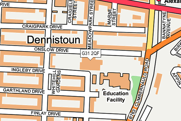 G31 2QF map - OS OpenMap – Local (Ordnance Survey) G31 2QF map - OS OpenMap – Local (Ordnance Survey)