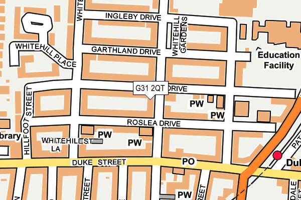 G31 2QT map - OS OpenMap – Local (Ordnance Survey) G31 2QT map - OS OpenMap – Local (Ordnance Survey)