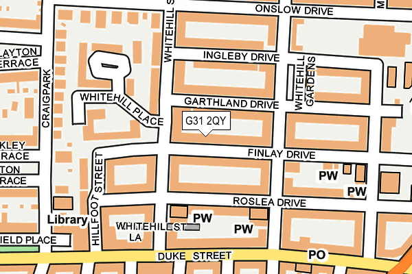 G31 2QY map - OS OpenMap – Local (Ordnance Survey) G31 2QY map - OS OpenMap – Local (Ordnance Survey)