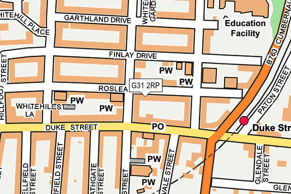 G31 2RP map - OS OpenMap – Local (Ordnance Survey)