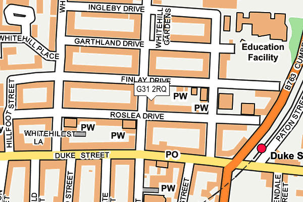 G31 2RQ map - OS OpenMap – Local (Ordnance Survey) G31 2RQ map - OS OpenMap – Local (Ordnance Survey)