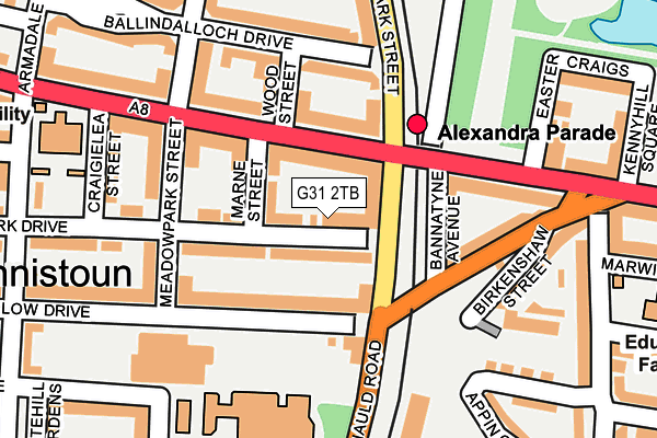 G31 2TB map - OS OpenMap – Local (Ordnance Survey)