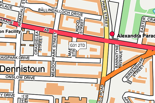 G31 2TD map - OS OpenMap – Local (Ordnance Survey) G31 2TD map - OS OpenMap – Local (Ordnance Survey)