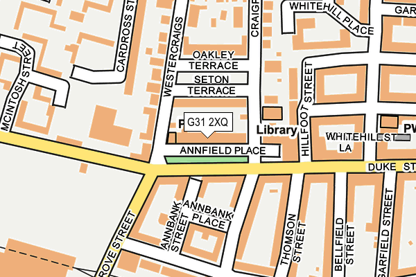 G31 2XQ map - OS OpenMap – Local (Ordnance Survey)
