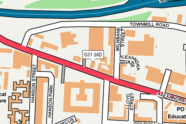 G31 3AD map - OS OpenMap – Local (Ordnance Survey) G31 3AD map - OS OpenMap – Local (Ordnance Survey)