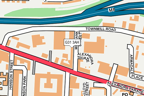 G31 3AH map - OS OpenMap – Local (Ordnance Survey) G31 3AH map - OS OpenMap – Local (Ordnance Survey)