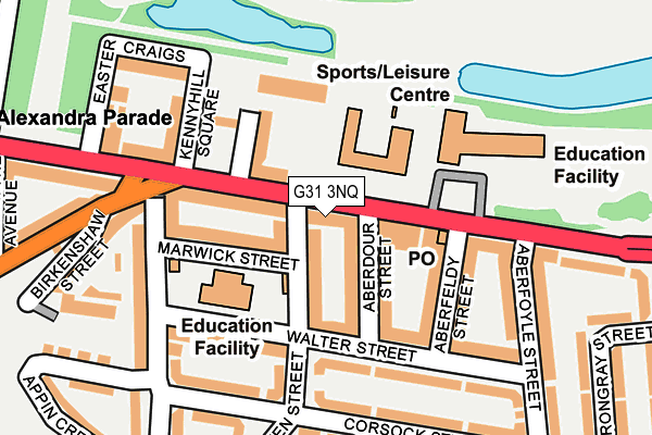 G31 3NQ map - OS OpenMap – Local (Ordnance Survey)
