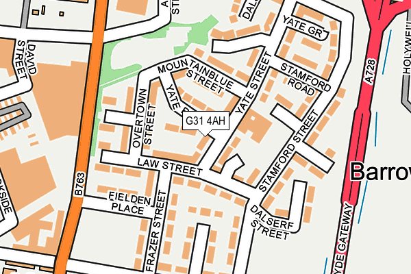 G31 4AH map - OS OpenMap – Local (Ordnance Survey) G31 4AH map - OS OpenMap – Local (Ordnance Survey)