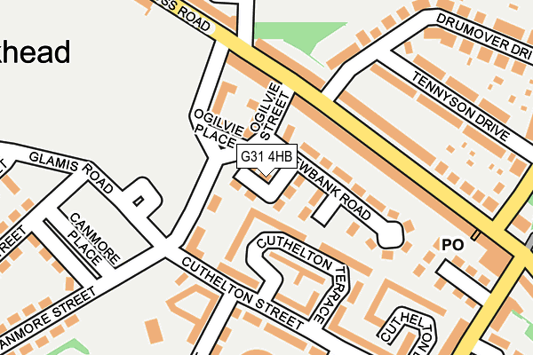 G31 4HB map - OS OpenMap – Local (Ordnance Survey) G31 4HB map - OS OpenMap – Local (Ordnance Survey)