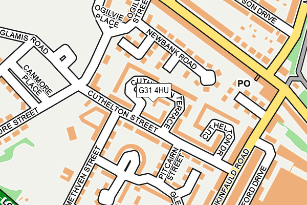 G31 4HU map - OS OpenMap – Local (Ordnance Survey) G31 4HU map - OS OpenMap – Local (Ordnance Survey)