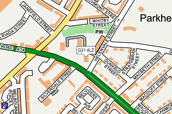 G31 4LZ map - OS OpenMap – Local (Ordnance Survey) G31 4LZ map - OS OpenMap – Local (Ordnance Survey)