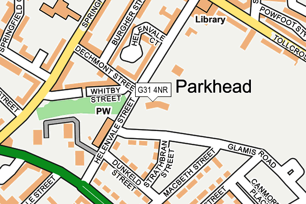 G31 4NR map - OS OpenMap – Local (Ordnance Survey)