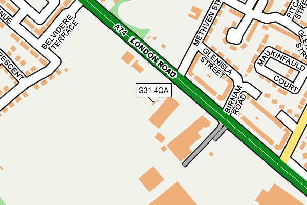 G31 4QA map - OS OpenMap – Local (Ordnance Survey)