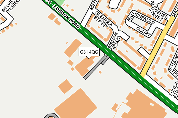 G31 4QG map - OS OpenMap – Local (Ordnance Survey) G31 4QG map - OS OpenMap – Local (Ordnance Survey)