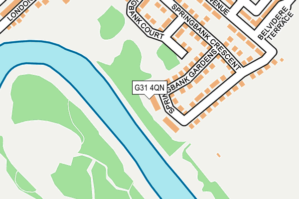 G31 4QN map - OS OpenMap – Local (Ordnance Survey) G31 4QN map - OS OpenMap – Local (Ordnance Survey)