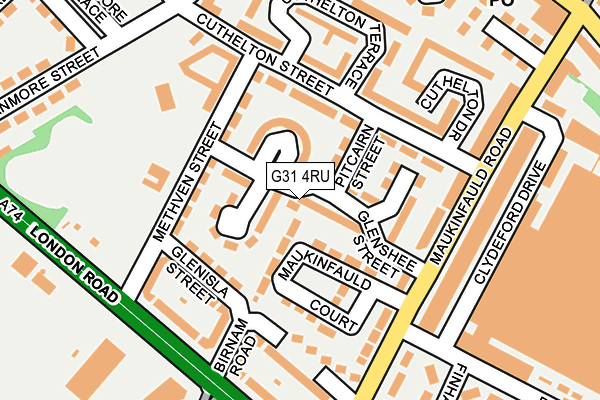 G31 4RU map - OS OpenMap – Local (Ordnance Survey) G31 4RU map - OS OpenMap – Local (Ordnance Survey)