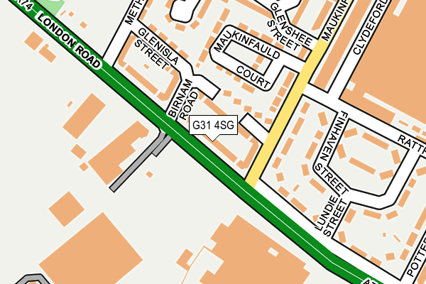 G31 4SG map - OS OpenMap – Local (Ordnance Survey) G31 4SG map - OS OpenMap – Local (Ordnance Survey)