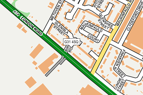 G31 4SQ map - OS OpenMap – Local (Ordnance Survey) G31 4SQ map - OS OpenMap – Local (Ordnance Survey)