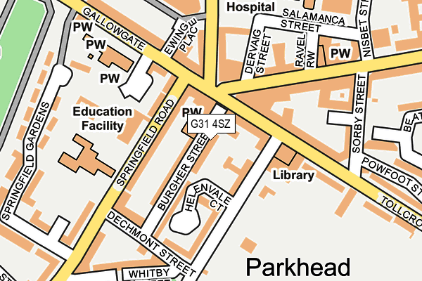 G31 4SZ map - OS OpenMap – Local (Ordnance Survey) G31 4SZ map - OS OpenMap – Local (Ordnance Survey)