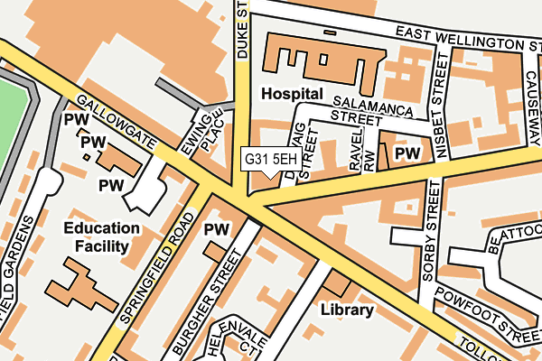 G31 5EH map - OS OpenMap – Local (Ordnance Survey) G31 5EH map - OS OpenMap – Local (Ordnance Survey)