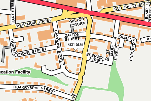 G31 5LG map - OS OpenMap – Local (Ordnance Survey)
