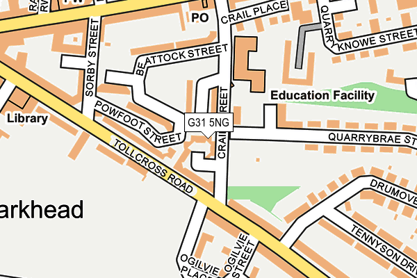 G31 5NG map - OS OpenMap – Local (Ordnance Survey) G31 5NG map - OS OpenMap – Local (Ordnance Survey)