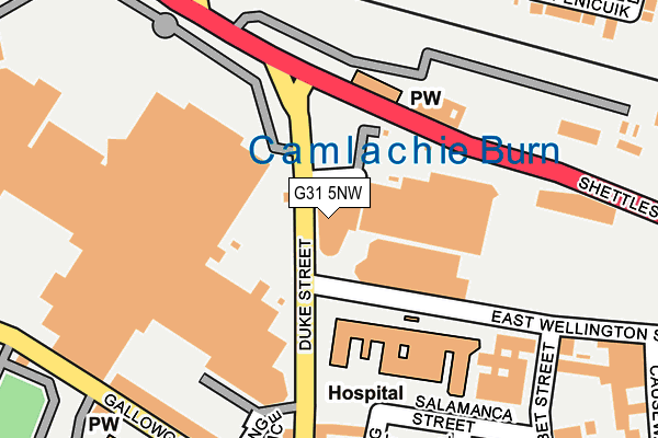 G31 5NW map - OS OpenMap – Local (Ordnance Survey) G31 5NW map - OS OpenMap – Local (Ordnance Survey)