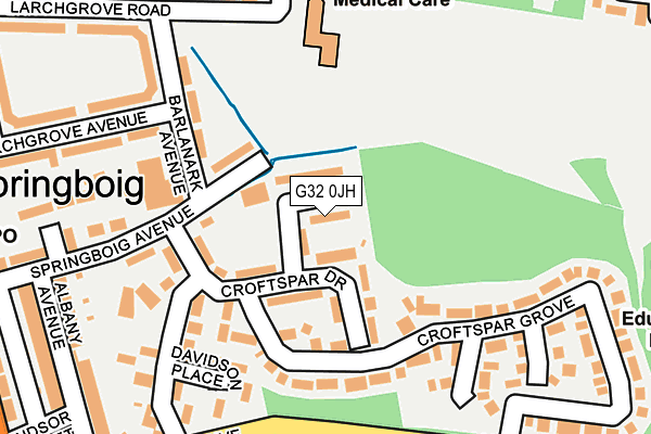 G32 0JH map - OS OpenMap – Local (Ordnance Survey) G32 0JH map - OS OpenMap – Local (Ordnance Survey)